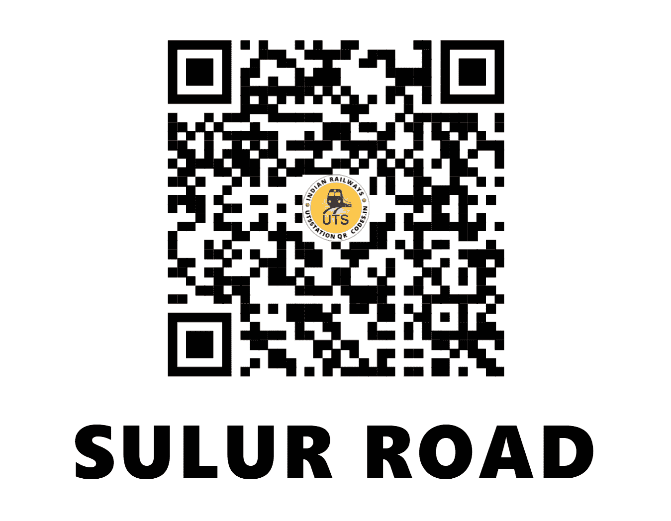UTS QR Code for SULUR ROAD - SUU (SR - TAMIL NADU)